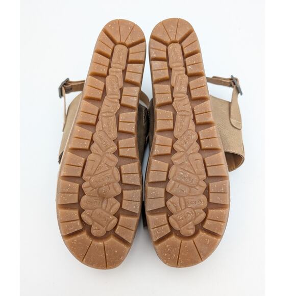 Korks Fraya Wedge Slingback Natural Platform Sandal Women's Size US8M EU39 - Picture 6 of 8